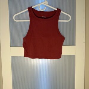Wild Fable Burgundy Crop Top